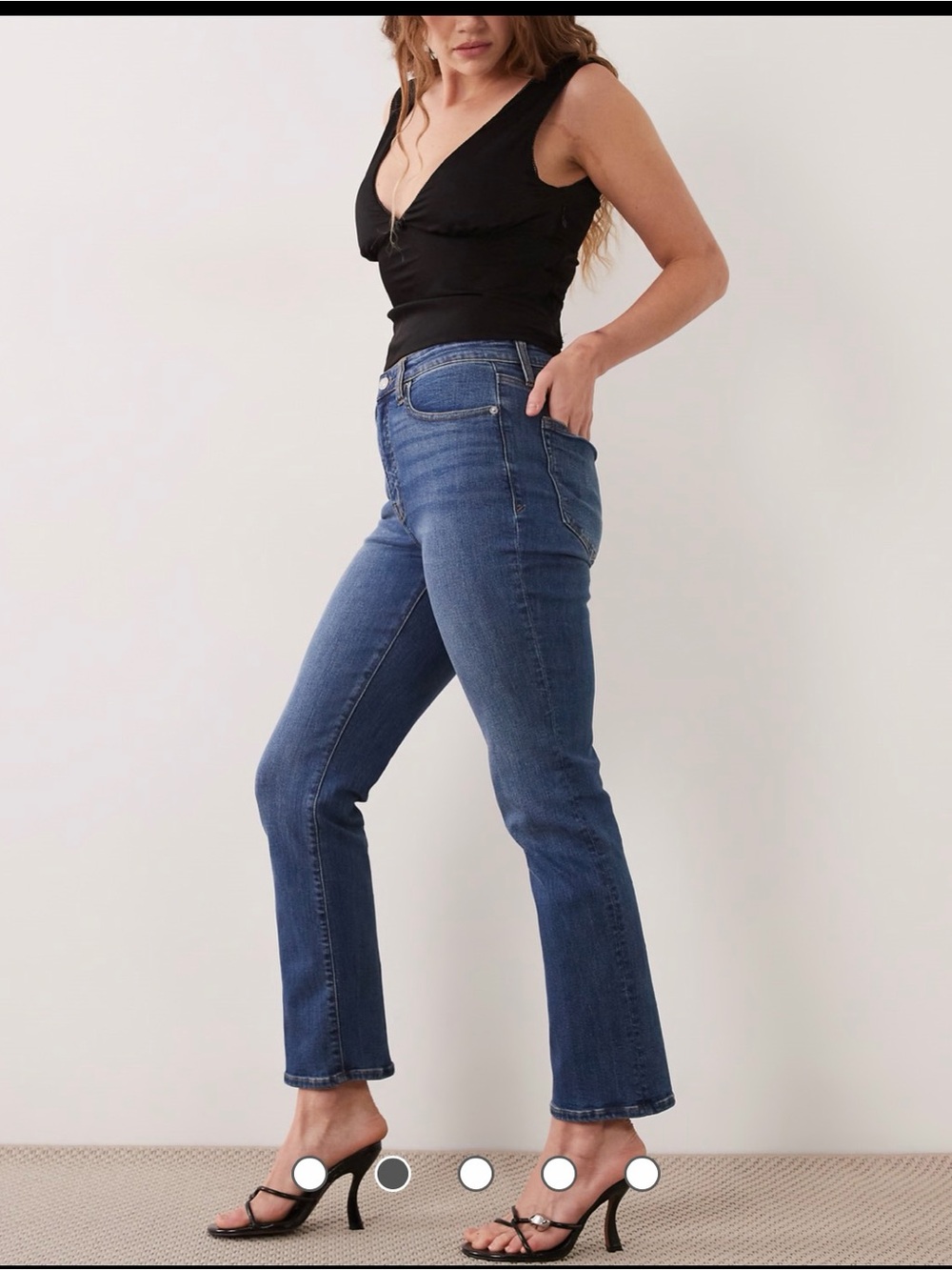 Good American Good Legs Straight Leg Jeans